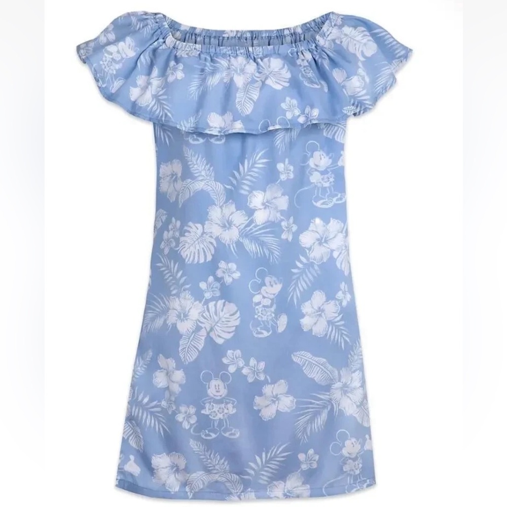 Disney Parks Styles by Tommy Bahama Mickey Mouse Off The Shoulder Dress Small - Picture 2 of 11